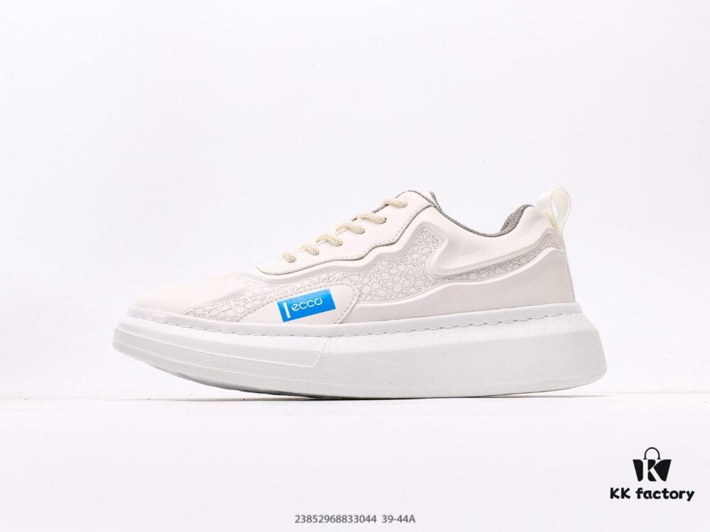 ECCO Men's Outdoor Casual Shoes Breathable Lightweight Lace-up Athletic Shoes