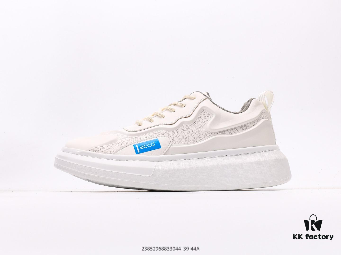 ECCO Men's Outdoor Casual Shoes Breathable Lightweight Lace-up Athletic Shoes