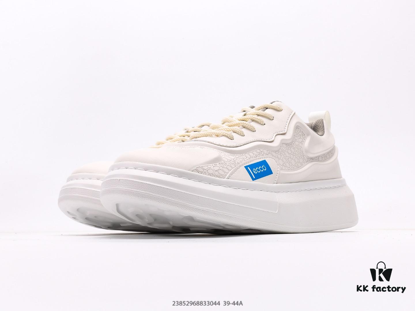 ECCO Men's Outdoor Casual Shoes Breathable Lightweight Lace-up Athletic Shoes