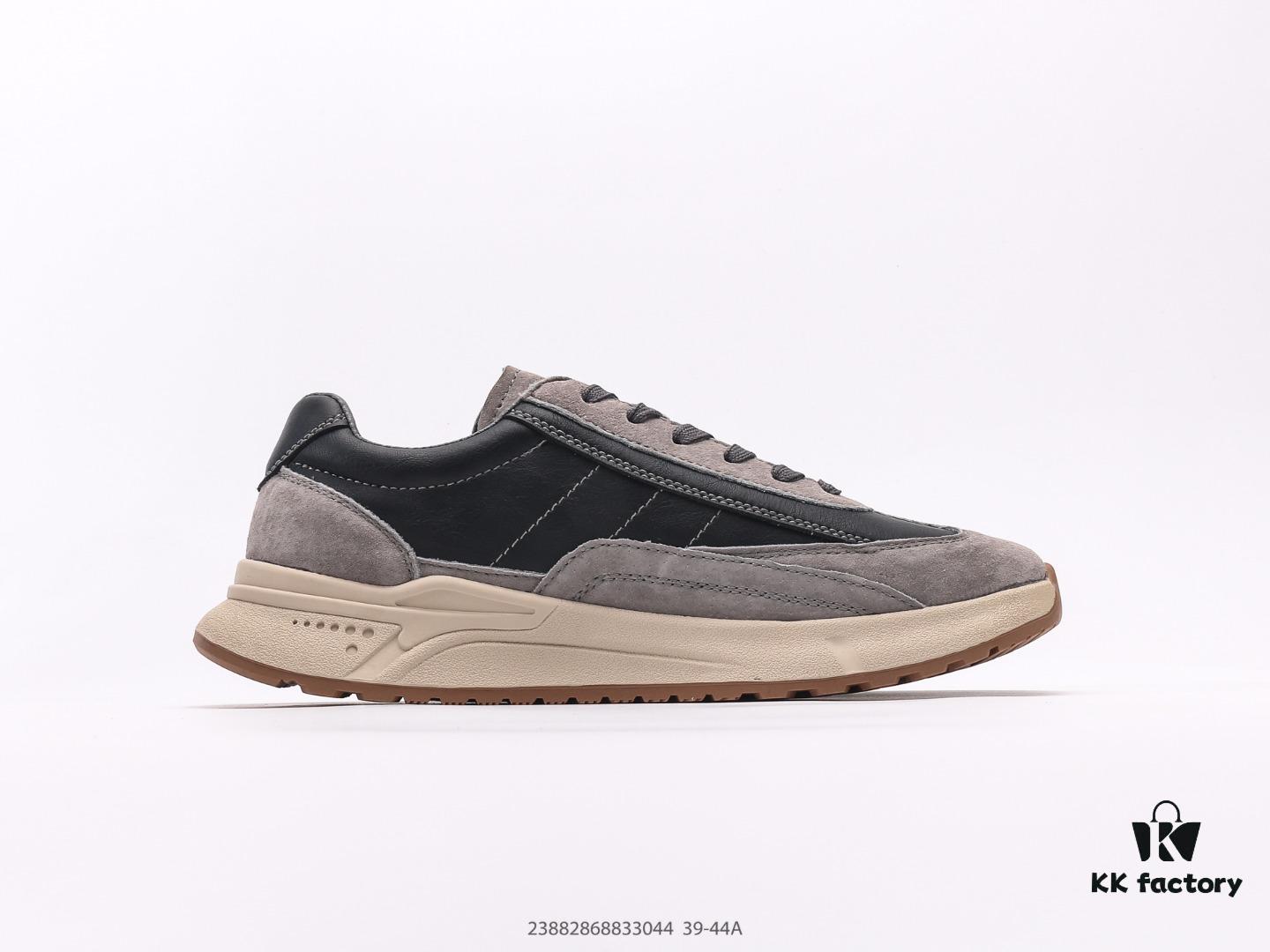 ECCO Men's Casual Shoes, Slip-Resistant Flat Shoes, Versatile Style