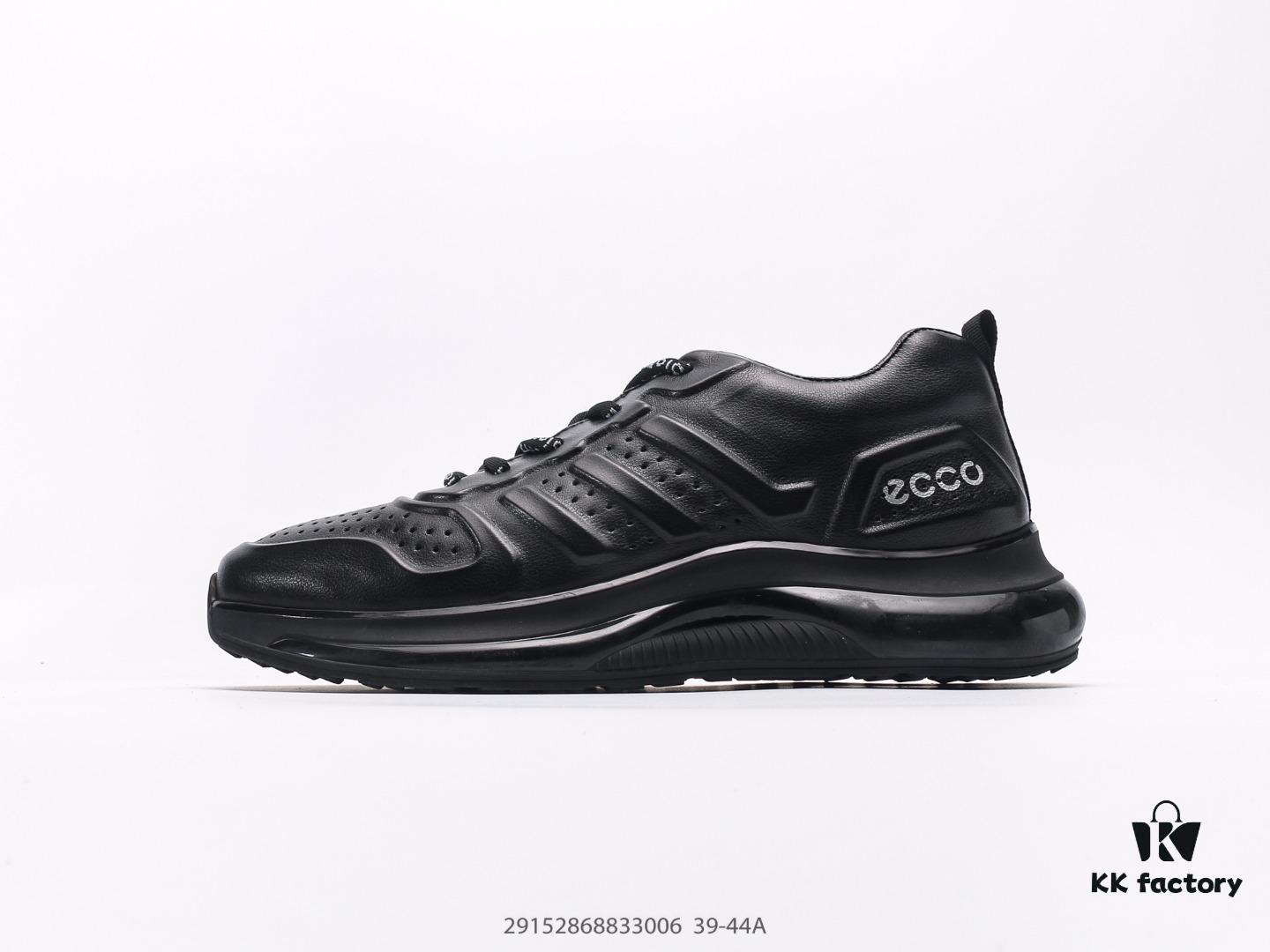 ECCO Thick-Soled Elevating Casual Shoes, Breathable Lightweight Lace-Up Sneakers