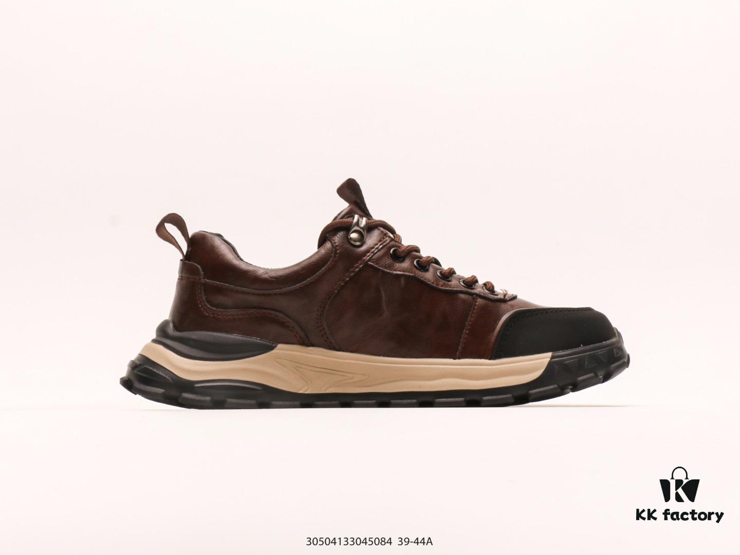 ECCO Leisure Sports Shoes, Classic Meets Modern Craftsmanship, Premium Calfskin Upper, Stylish and Comfortable Dad Shoes with Unique Design, Nordic Style, Highly Elastic, Durable, Shock-Absorbing, Massaging PU+TPU Sole, Glue-Free Craftsmanship