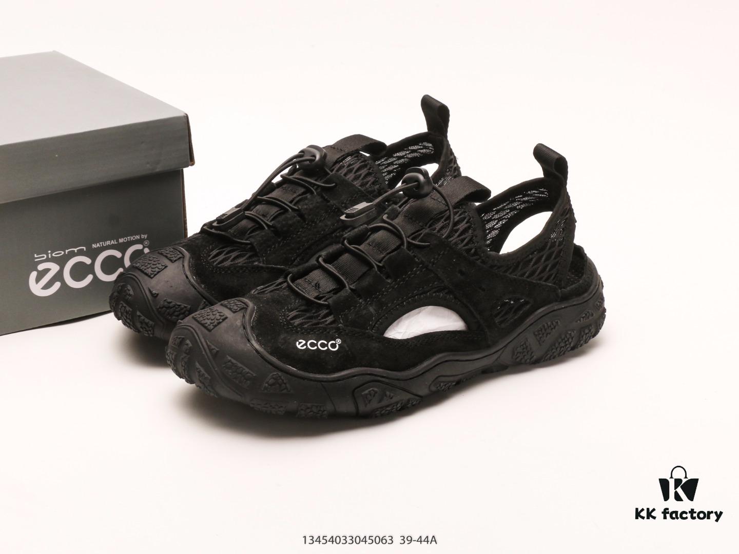 Ecco Patchwork Sneakers Color-block White Casual Shoes Street Lightweight Series Premium Full-grain Cowhide Soft and Elastic Texture Delicate Touch Breathable Pigskin Lining