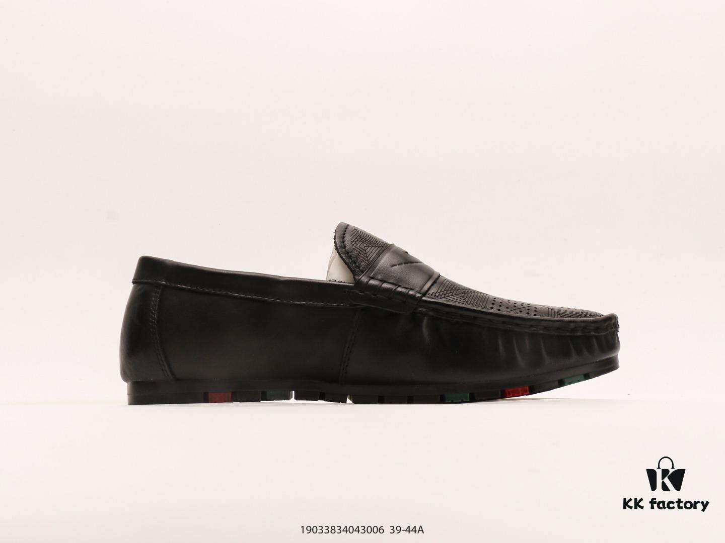 ECCO New Arrival Versatile Casual Loafers Bean Shoes, Original Three-Piece Set Included, Dust-Proof Paper, Handheld Bag, High-Elastic Outsole, Full-Grain Cowhide, Handcrafted, Neat Stitching, Clear Texture, Original Quality, Sporty Breathable Mesh Panels, ECCO Family Craftsmanship, High-End Fashion, Simple and Elegant