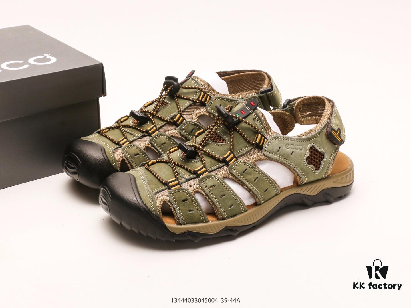 ECCO Summer Outdoor New Arrival Sandal, Men's Open-Toe Beach Sandals, All-Terrain Series, Breathable Ventilated Design, Water-Resistant and Quick-Drying, Comfortable for Hiking and Outdoor Activities