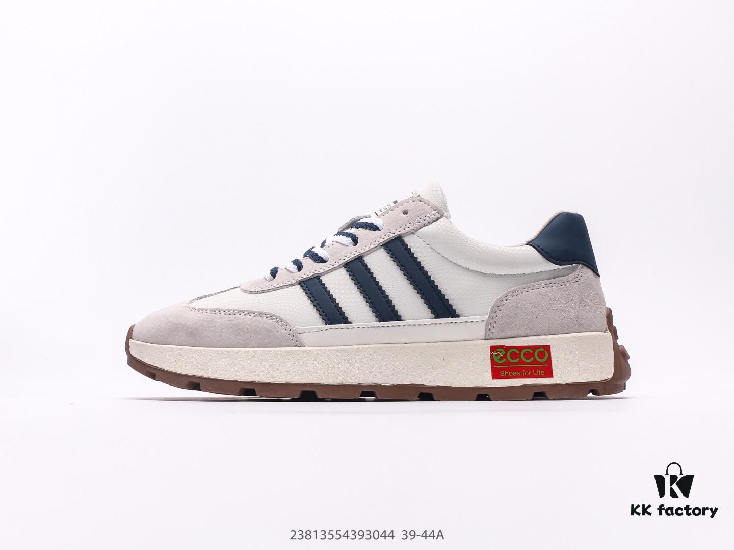 ECCO Breathable New Arrival Popular Casual Sneakers, Fashionable Color-Block Design, Premium Quality with Precise Stitching, Slip-Resistant and Comfortable Running Shoes