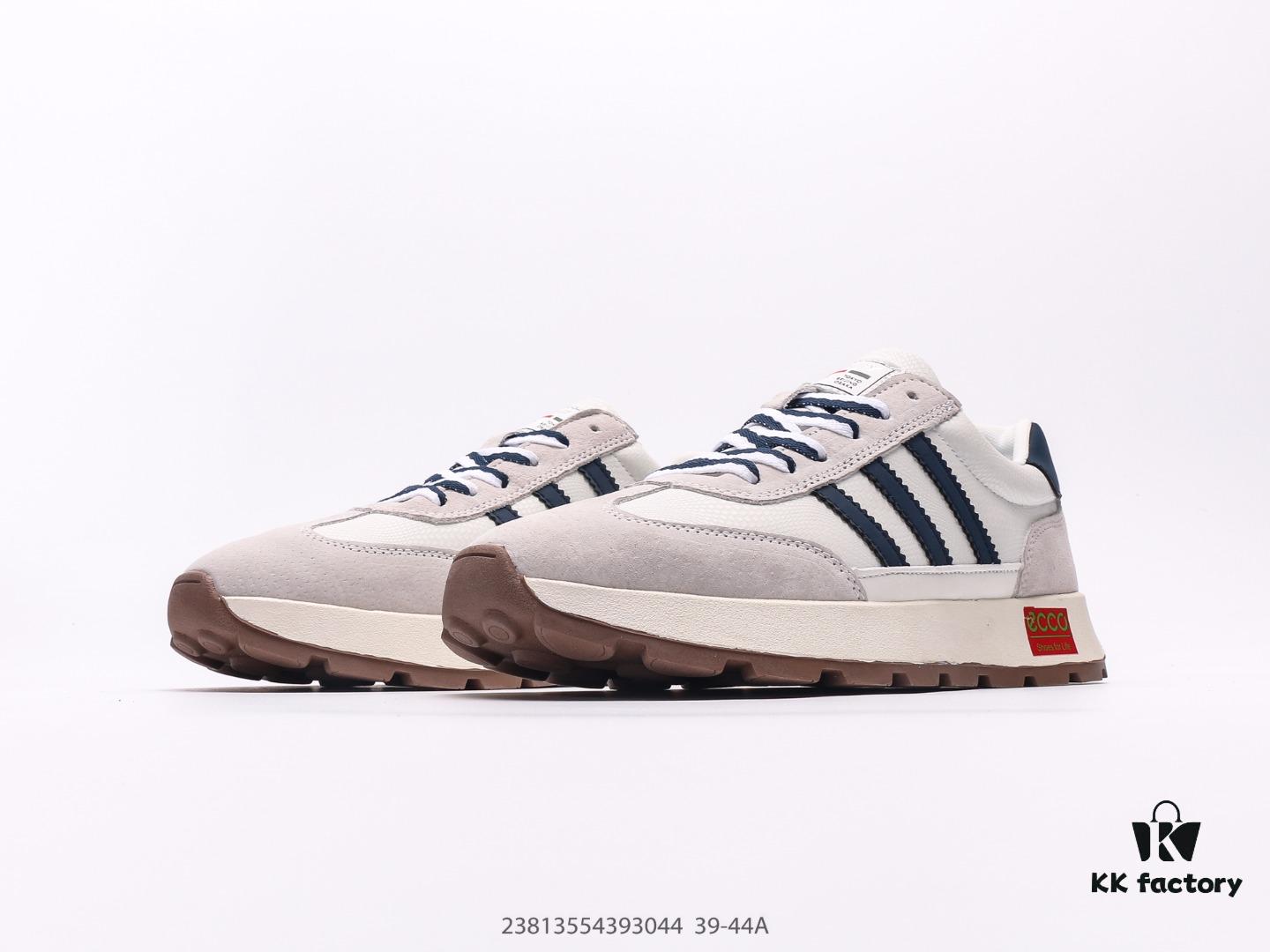 ECCO Breathable New Arrival Popular Casual Sneakers, Fashionable Color-Block Design, Premium Quality with Precise Stitching, Slip-Resistant and Comfortable Running Shoes