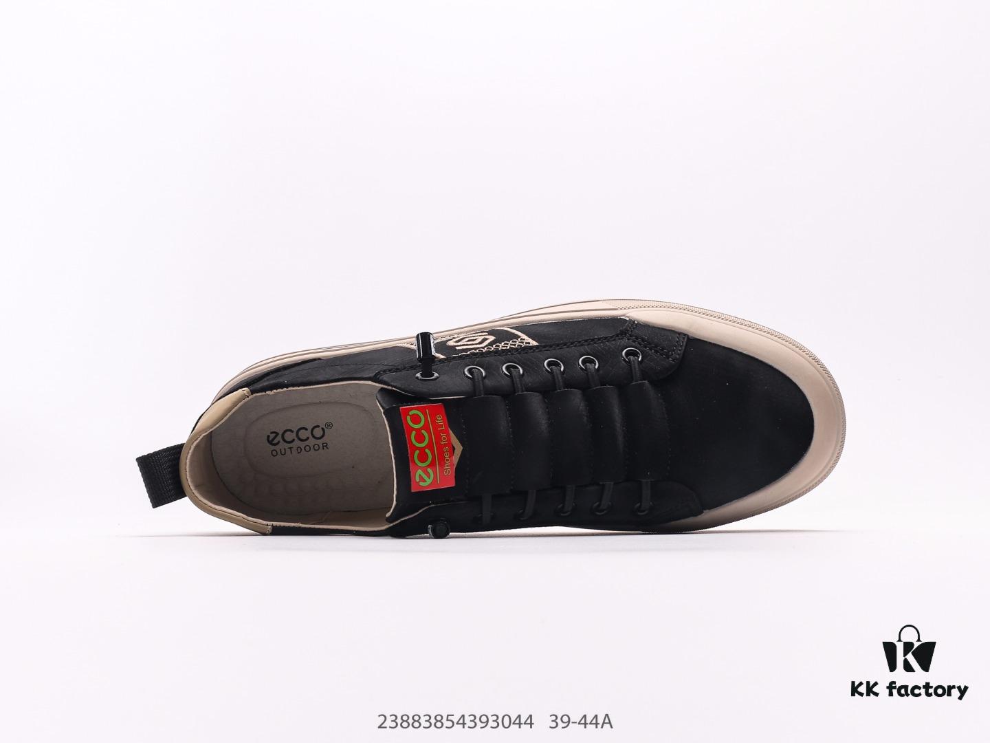 ECCO Kinetic Series Shoes, Premium Imported Full-Grain Leather Uppers, Lightweight and Highly Elastic PU Injection-Molded Outsole, Soft and Comfortable Athletic Walking Shoes
