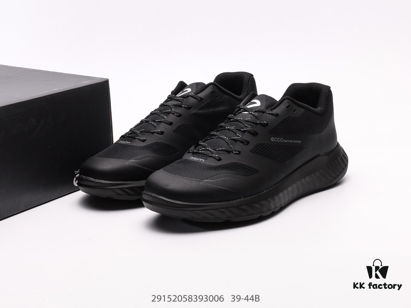 ECCO Men's Outdoor Casual Shoes, Breathable Lightweight Lace-Up Athletic Walking Shoes