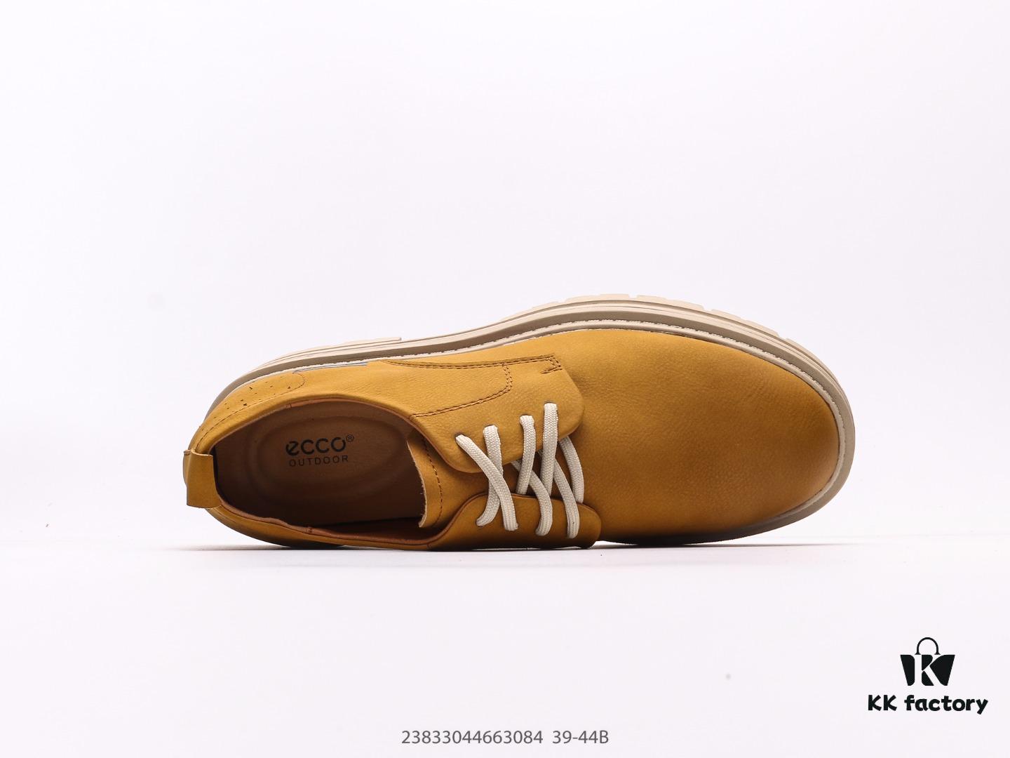 Ecco Men's Classic Casual Skate Shoes, Clean and Stylish Design, Handcrafted Quality, Popularized by Huang Jingyu, Premium Calfskin Exterior with Breathable Pigskin Lining, High-End TPR Eco-Friendly Sole for Superior Cushioning and Comfort