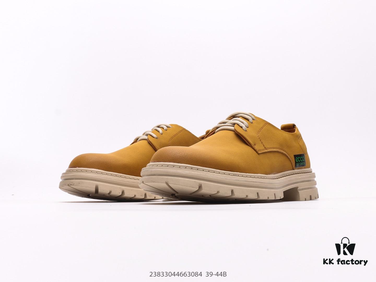 Ecco Men's Classic Casual Skate Shoes, Clean and Stylish Design, Handcrafted Quality, Popularized by Huang Jingyu, Premium Calfskin Exterior with Breathable Pigskin Lining, High-End TPR Eco-Friendly Sole for Superior Cushioning and Comfort