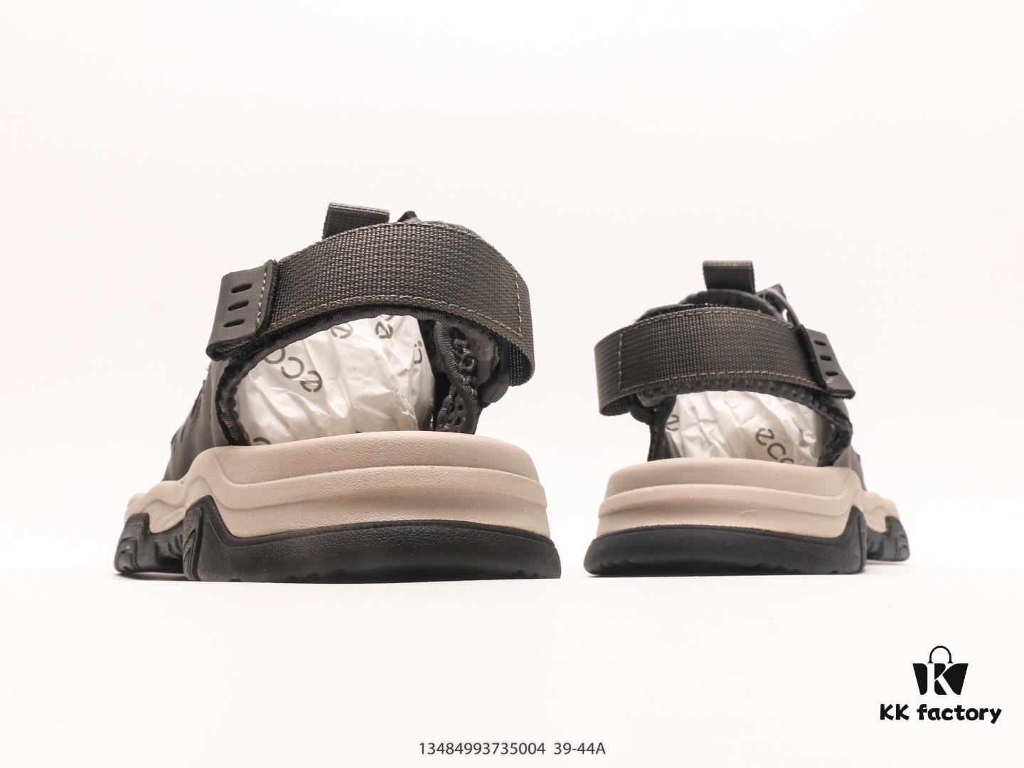 ECCO Men's Sandals, Official Celebrity Favorite, Bestseller on Xiaohongshu, Versatile and Comfortable Casual Sandals with Breathable Design