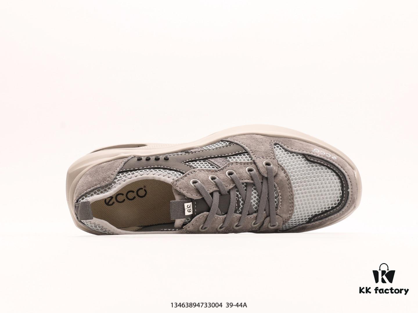 ECCO Popular White Sneakers Lightweight Comfortable Casual Shoes