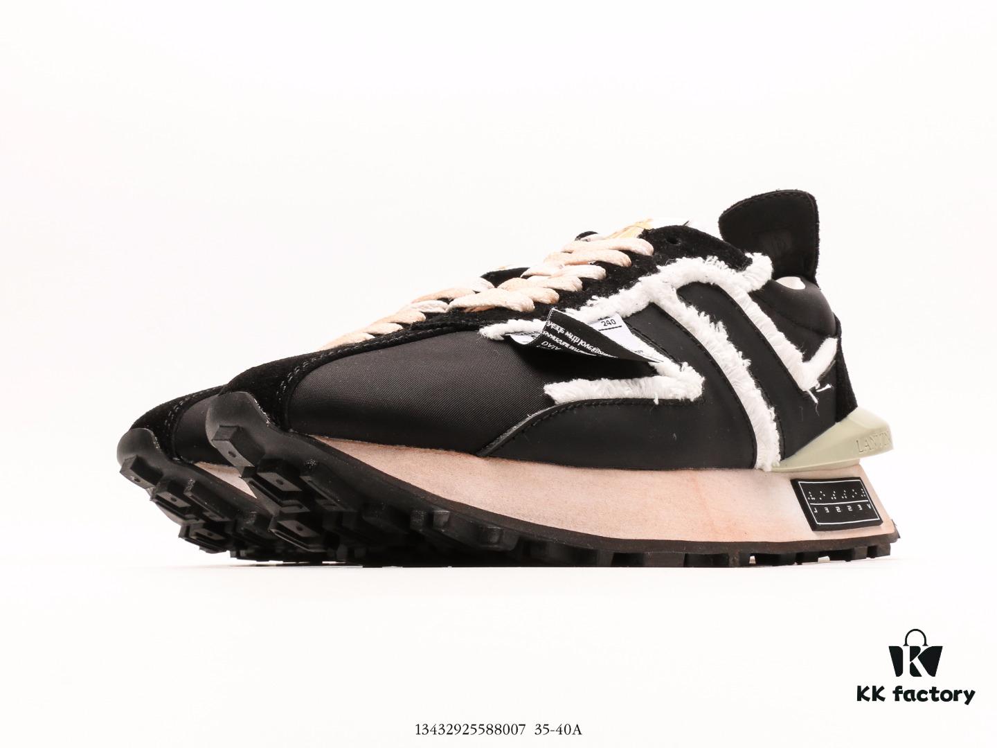 Lanvin Autry Low Loafers Unisex Shoes, Korean Direct Shipping Autry Low-Top Retro Casual Stylish Sneakers, 100% Leather Upper, 100% Fabric Lining, 100% Rubber Sole, Made in Indonesia