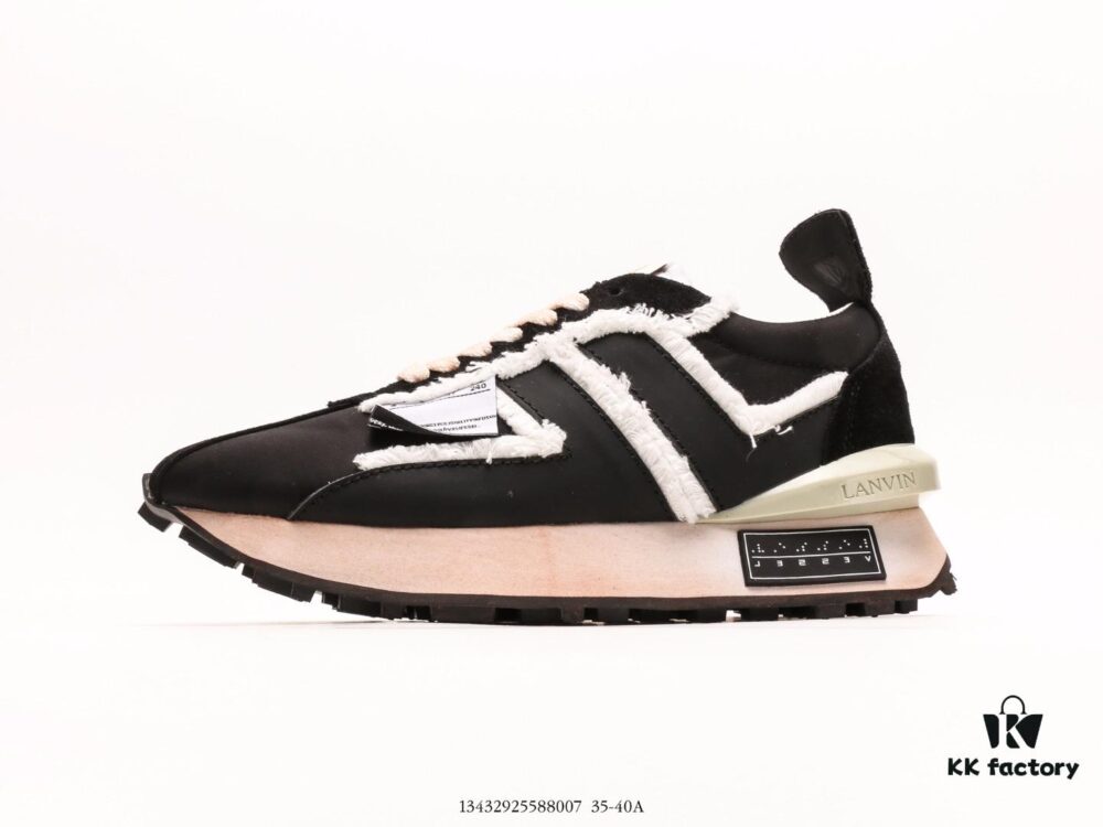 Lanvin Autry Low Loafers Unisex Shoes, Korean Direct Shipping Autry Low-Top Retro Casual Stylish Sneakers, 100% Leather Upper, 100% Fabric Lining, 100% Rubber Sole, Made in Indonesia