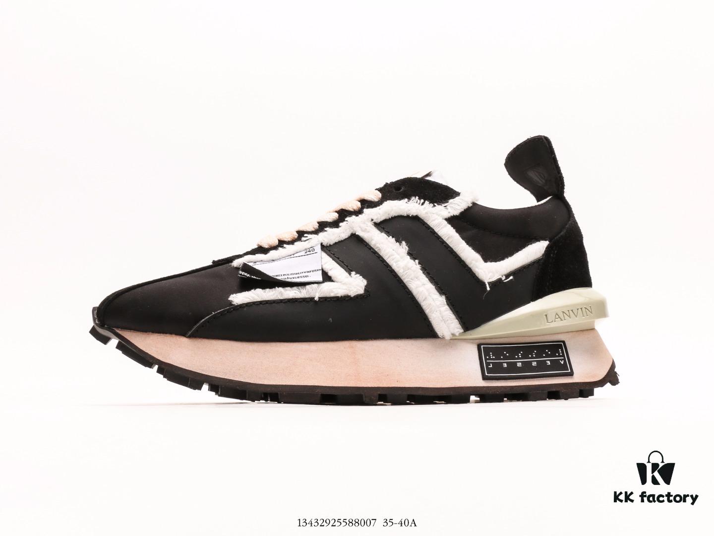 Lanvin Autry Low Loafers Unisex Shoes, Korean Direct Shipping Autry Low-Top Retro Casual Stylish Sneakers, 100% Leather Upper, 100% Fabric Lining, 100% Rubber Sole, Made in Indonesia