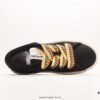 Lanvin Cotton Canvas Curbies Low-Top Sneakers, Street Attendant Collection, Retro Style Casual Sports Shoes with Wide Laces