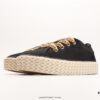 Lanvin Cotton Canvas Curbies Low-Top Sneakers, Street Attendant Collection, Retro Style Casual Sports Shoes with Wide Laces