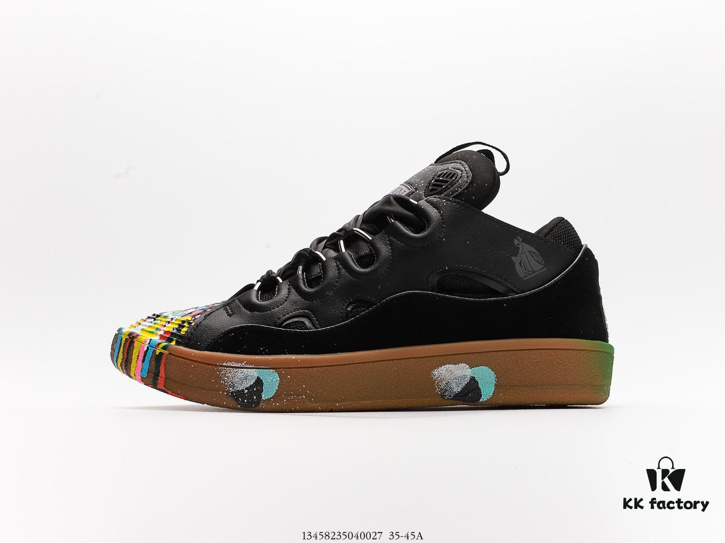 LANVIN Multicolor New Low-Top and High-Top Casual Business Sneakers