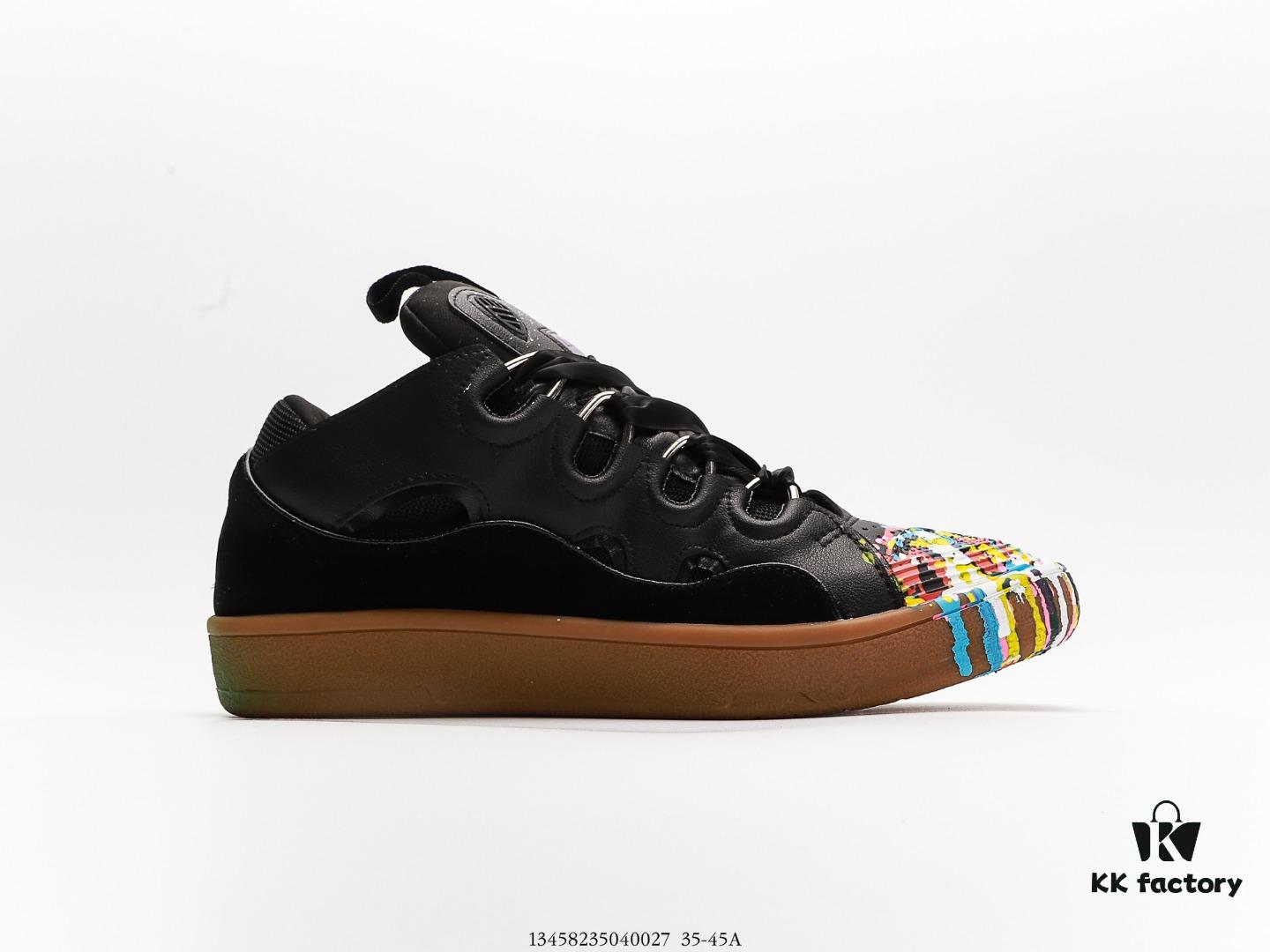 LANVIN Multicolor New Low-Top and High-Top Casual Business Sneakers