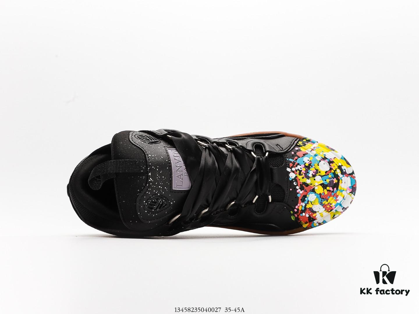 LANVIN Multicolor New Low-Top and High-Top Casual Business Sneakers