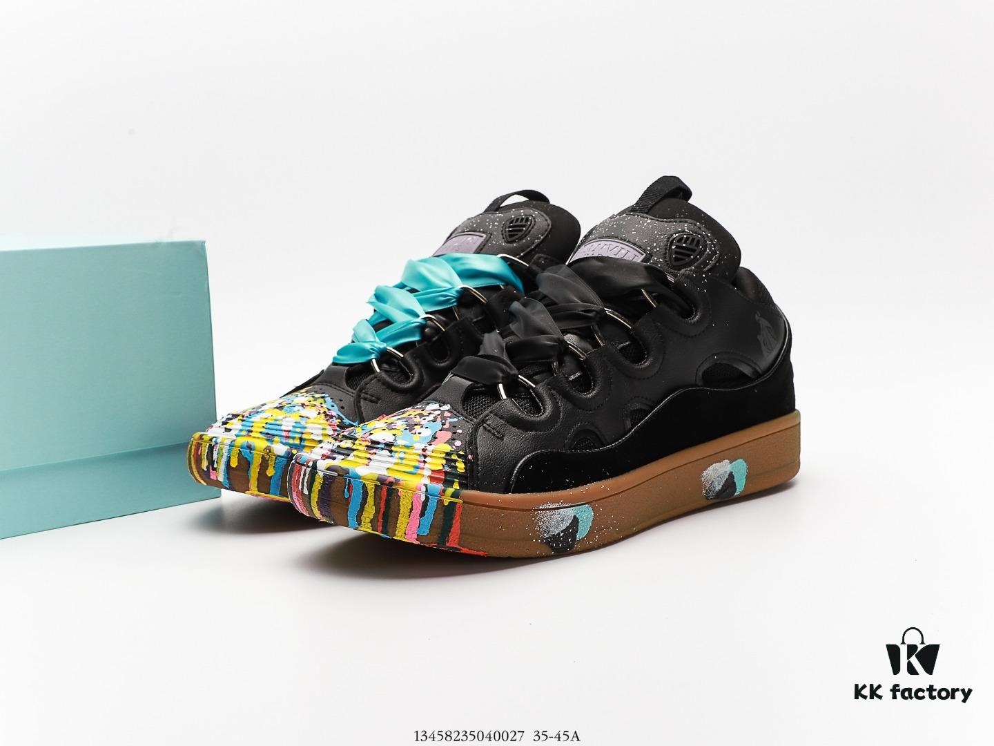 LANVIN Multicolor New Low-Top and High-Top Casual Business Sneakers