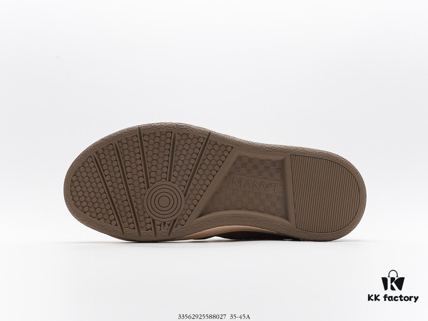 LANVIN Multicolor New Men's and Women's Low-Top and High-Top Casual Business Sneakers, Intricate Craftsmanship with Luxurious Patchwork Design, Exceptionally Comfortable and Breathable, Stylish and Versatile for Any Occasion