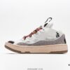 LANVIN CURB Third Generation Latest Runway Collection CURB Series Casual Sports Shoes, highly popular worldwide upon release, widely favored by influencers. Precisely crafted with original mold technology from size 11, premium materials including imported cow sueded leather, eco-friendly cow nubuck, and diamond-weave mesh. Lined with soft, breathable aerospace cotton fabric. Dual-color TPU outsole molded from original design.