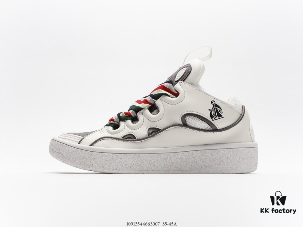 LANVIN CURB Third Generation Latest Runway Collection CURB Series Casual Sports Shoes, highly popular worldwide upon release, widely favored by influencers. Precisely crafted with original mold technology from size 11, premium materials including imported cow sueded leather, eco-friendly cow nubuck, and diamond-weave mesh. Lined with soft, breathable aerospace cotton fabric. Dual-color TPU outsole molded from original design.