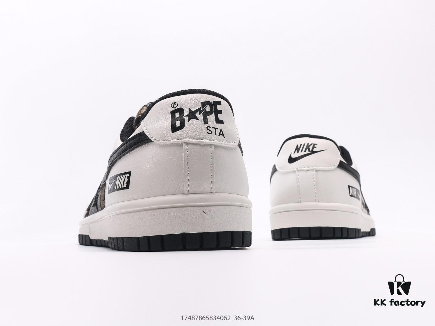 Ape Head Bape Sta To Low Classic Low-Top Sneakers, Celebrity Style Unisex Casual Shoes