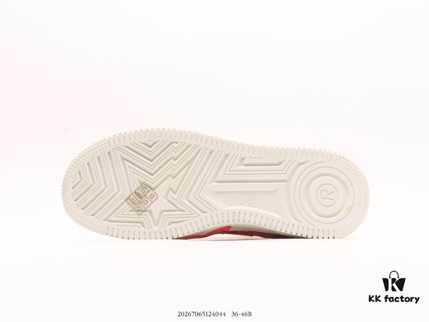 A Bathing Ape Bape Sta Low Classic Patent Leather Low-Top Casual Sneakers, Celebrity Style