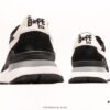 Ape Head BapeStaToLow Classic Low-Top Casual Sneakers, Market's Highest Version, Developed with Over Six Months of Craftsmanship, Premium Full-Grain Leather Upper and Lining, Imported High-Frequency Printing Logo, Midsole Embedded with Ortholite Shock-Absorbing Material