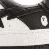 Ape Head Bape Sta Low Popular Classic Retro Style, Full Shoe Made of High-Quality White Cowhide Including Linings and Tongue, Premium Texture with Excellent Durability and Stain Resistance
