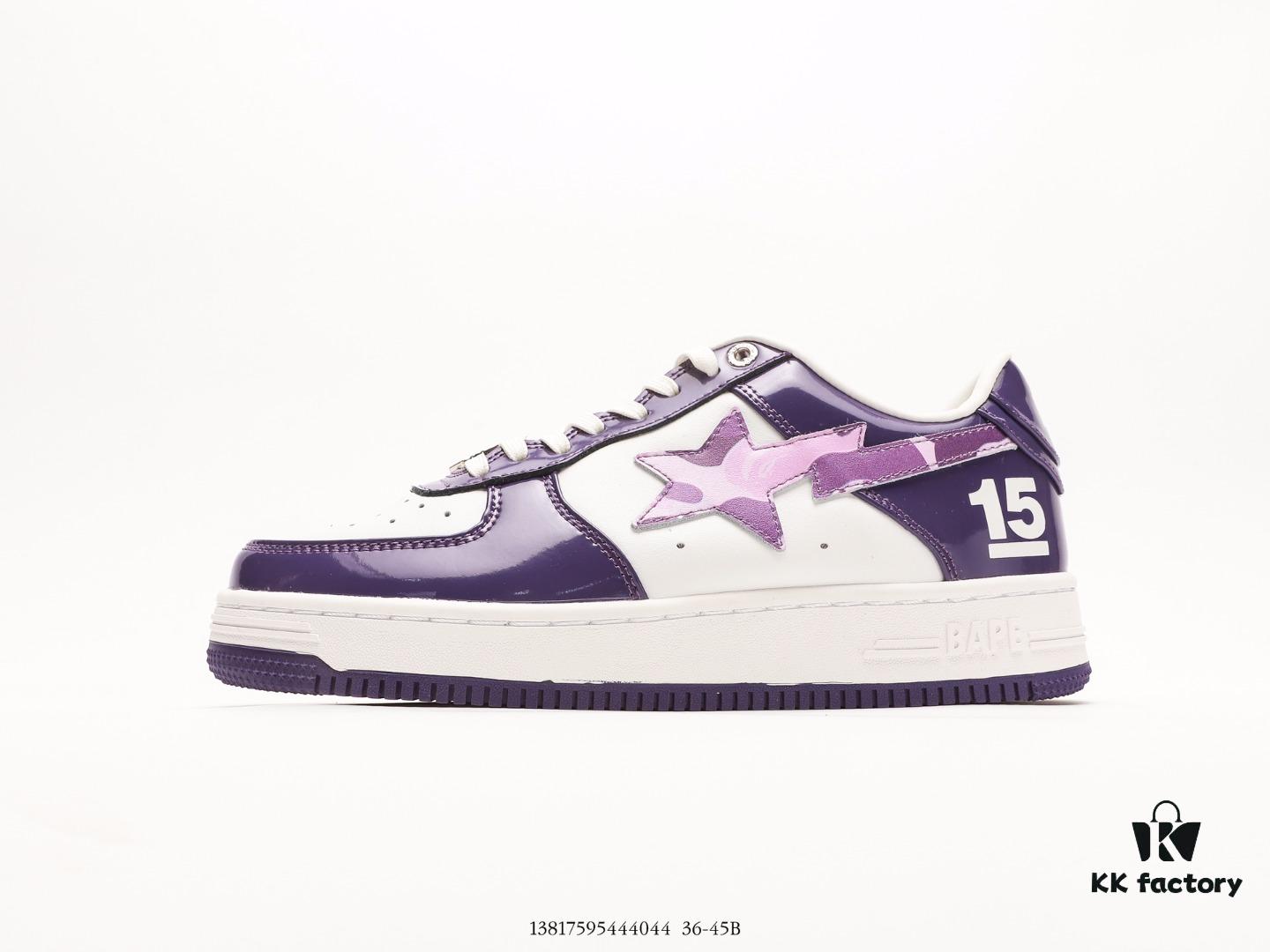 Ape Head Bape Sta Low Popular Classic Retro in Premium White Calfskin with Ape Logo Embossing and Metal Lace Tip, Ortholite Cushioning for Superior Comfort and Durability