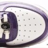 Ape Head Bape Sta Low Popular Classic Retro in Premium White Calfskin with Ape Logo Embossing and Metal Lace Tip, Ortholite Cushioning for Superior Comfort and Durability