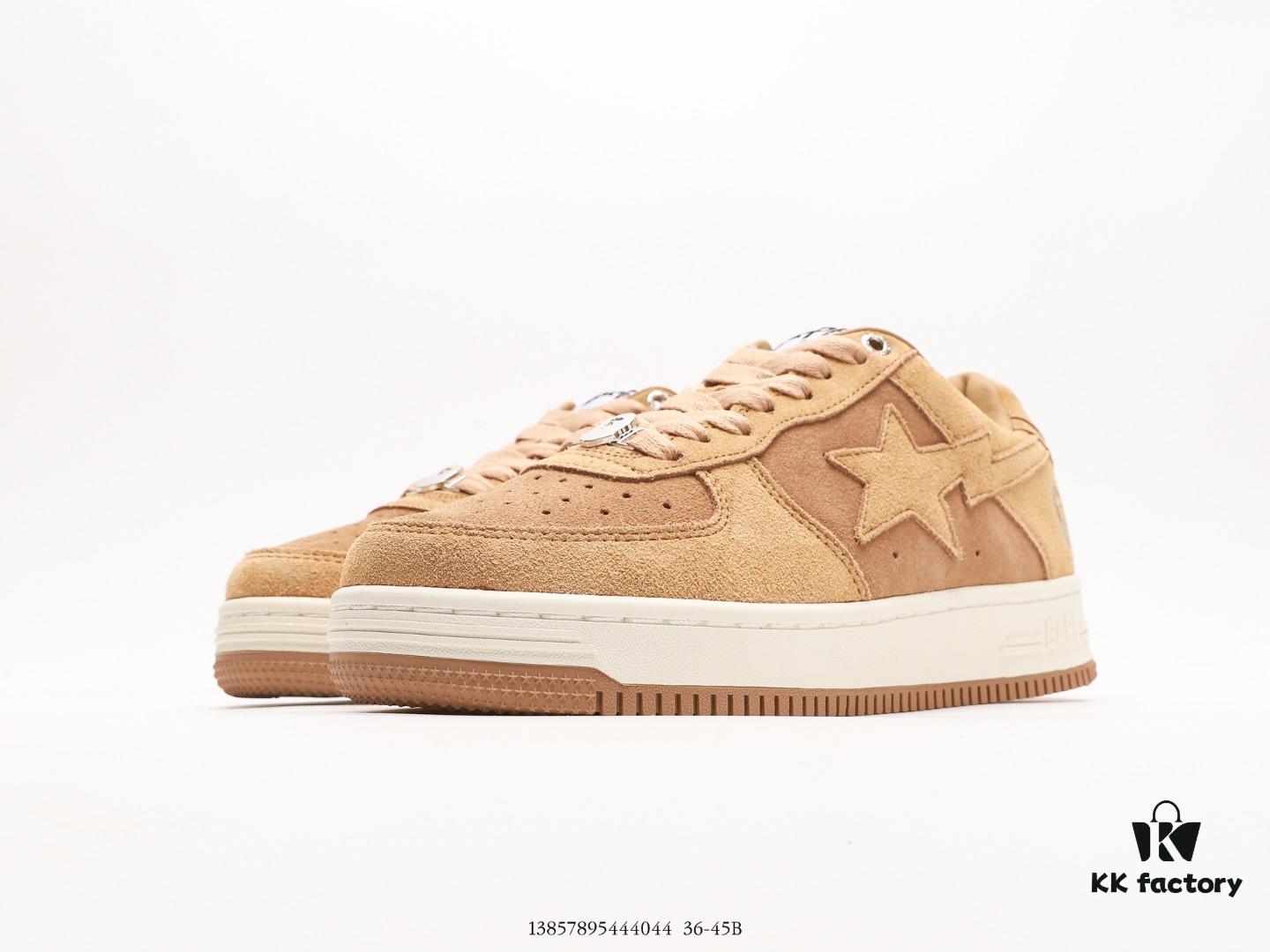 Ape Head Bape Sta Low Popular Classic Retro - Premium White Calfskin Leather Throughout Including Interior and Tongue, High-End Texture and Stain Resistant. Ape Head Embossed Logo, Metallic Ape Head Lace Aglet Showcasing Bape's Design Integrity. Ortholite Cushioning for Comfortable and Durable Wear – Best Value Compared to Overpriced Market Alternatives