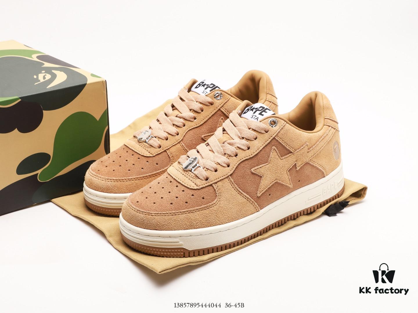 Ape Head Bape Sta Low Popular Classic Retro - Premium White Calfskin Leather Throughout Including Interior and Tongue, High-End Texture and Stain Resistant. Ape Head Embossed Logo, Metallic Ape Head Lace Aglet Showcasing Bape's Design Integrity. Ortholite Cushioning for Comfortable and Durable Wear – Best Value Compared to Overpriced Market Alternatives