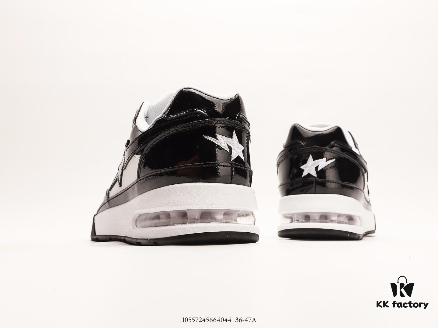 A Bathing Ape BAPE Monkey Head Half-Cushion Low-Top Casual Shoes