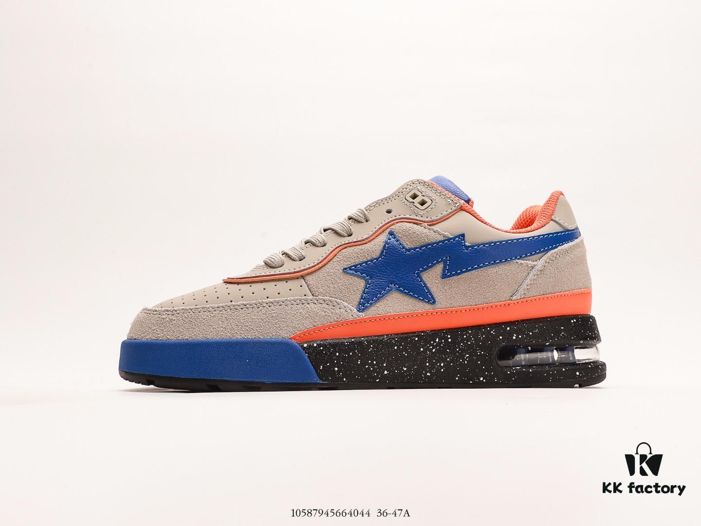 A Bathing Ape BAPE Monkey Head Half-Cushion Low-Top Casual Shoes