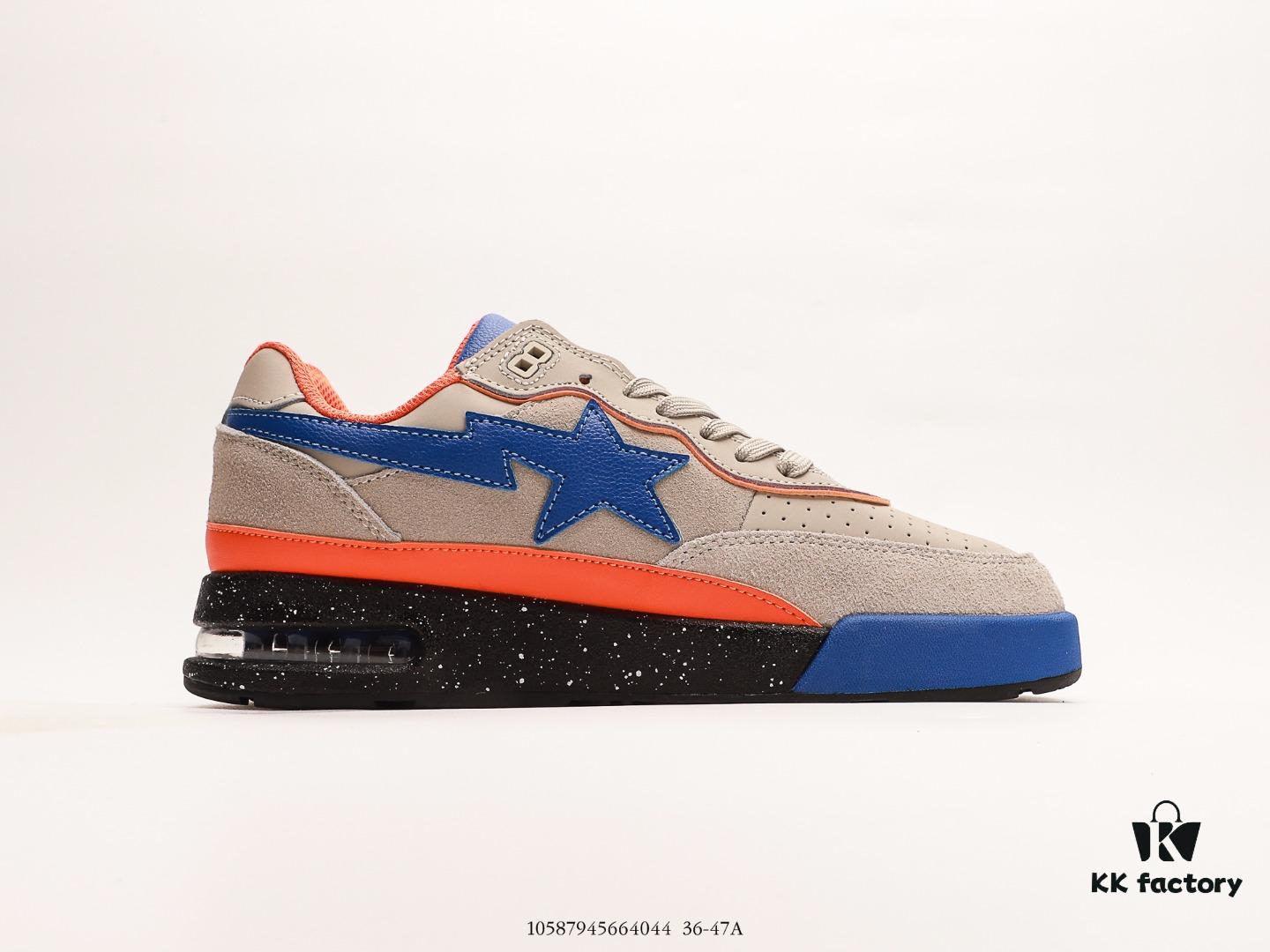 A Bathing Ape BAPE Monkey Head Half-Cushion Low-Top Casual Shoes