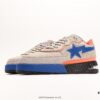 A Bathing Ape BAPE Monkey Head Half-Cushion Low-Top Casual Shoes