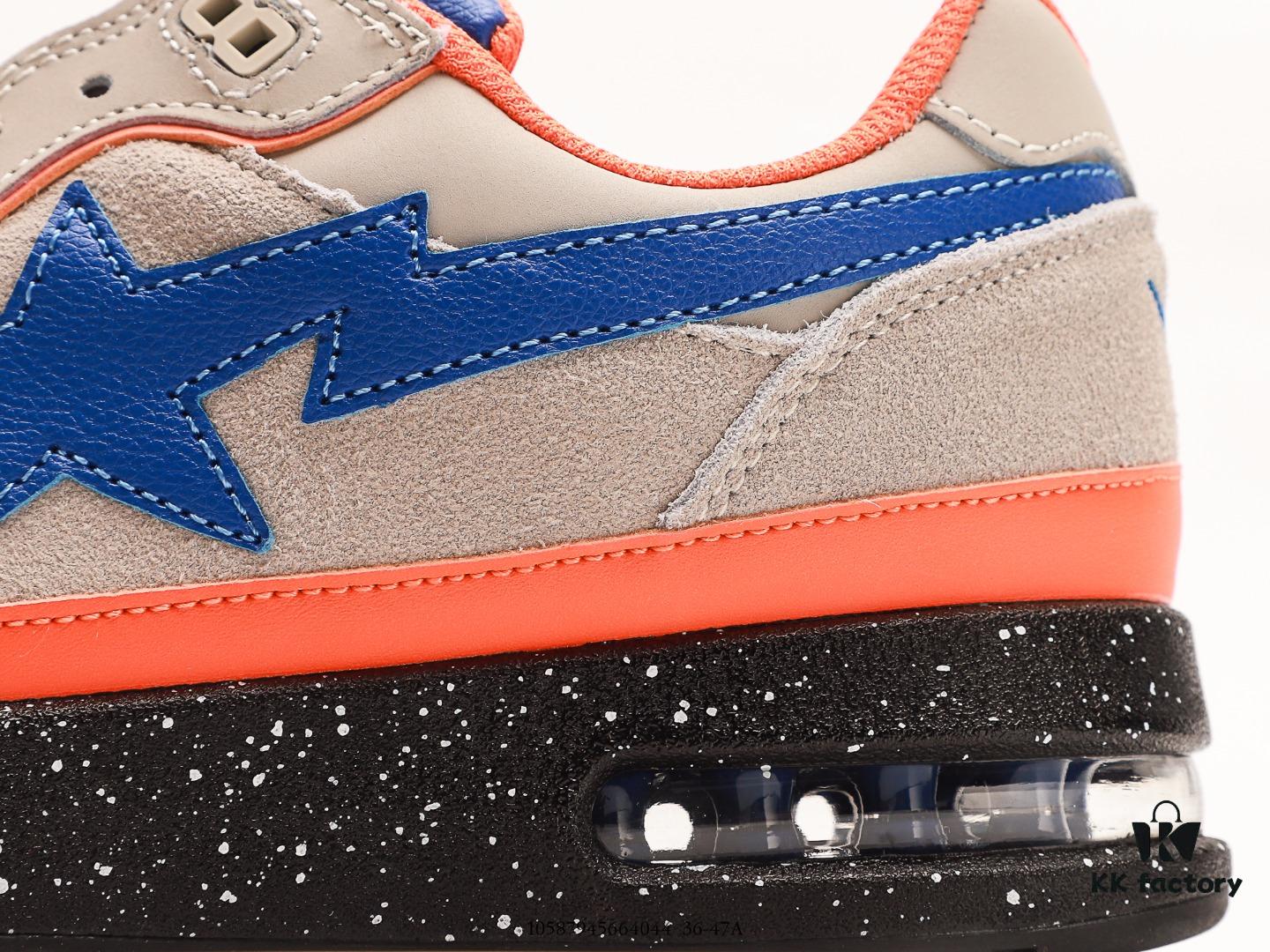 A Bathing Ape BAPE Monkey Head Half-Cushion Low-Top Casual Shoes