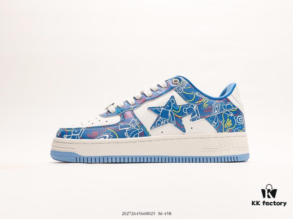 A Bathing Ape Bape Sta Low Classic Patent Leather Low-Top Sneakers Unisex Casual Shoes