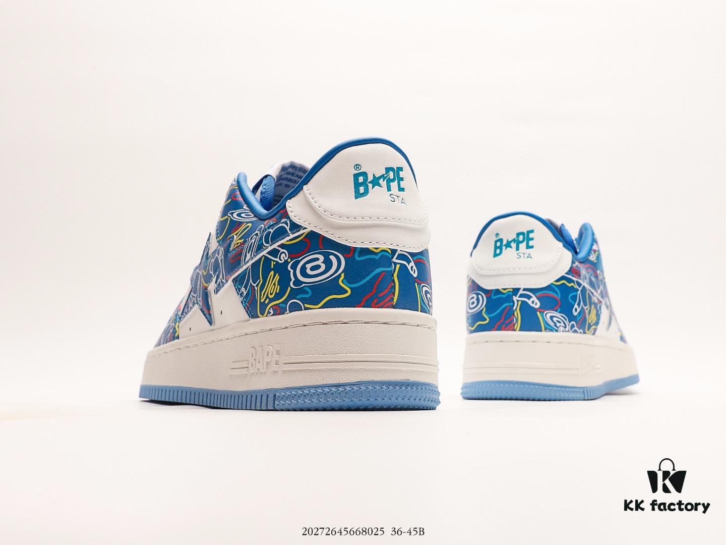 A Bathing Ape Bape Sta Low Classic Patent Leather Low-Top Sneakers Unisex Casual Shoes