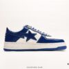 Ape Head Bape Sta Low Unisex Sneakers, Celebrity Style, Classic Patent Leather Low-Top Casual Shoes