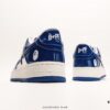 Ape Head Bape Sta Low Unisex Sneakers, Celebrity Style, Classic Patent Leather Low-Top Casual Shoes