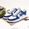 Ape Head Bape Sta Low Unisex Sneakers, Celebrity Style, Classic Patent Leather Low-Top Casual Shoes