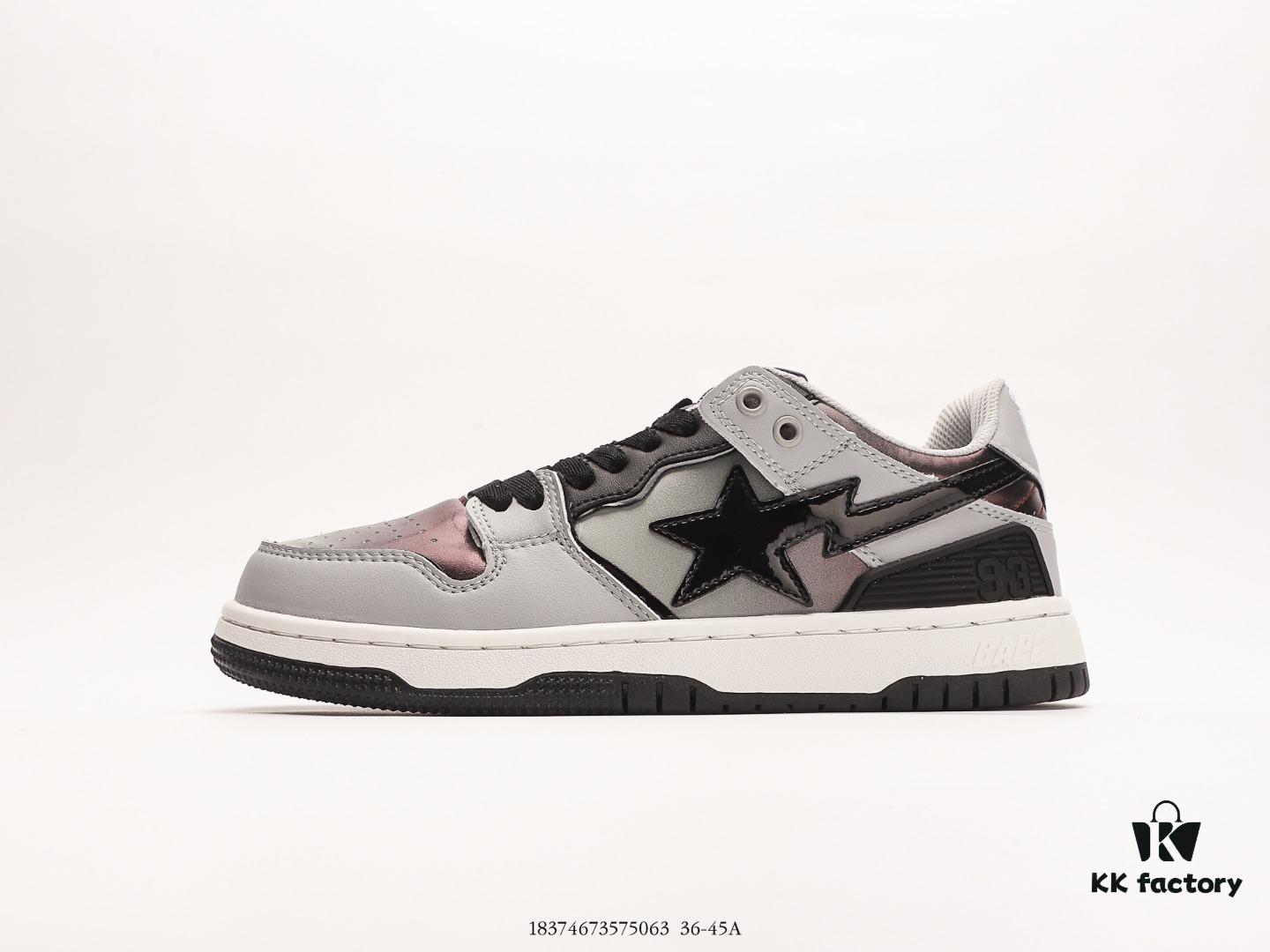 Ape Head Bape S Classic Casual Sports Skate Shoes, Iconic Ape Design, Authentic Pure Style, Sea Glass Insole, Full-Length Air Cushion, Premium Full Packaging Includes Custom Dust Bag with Ape Logo