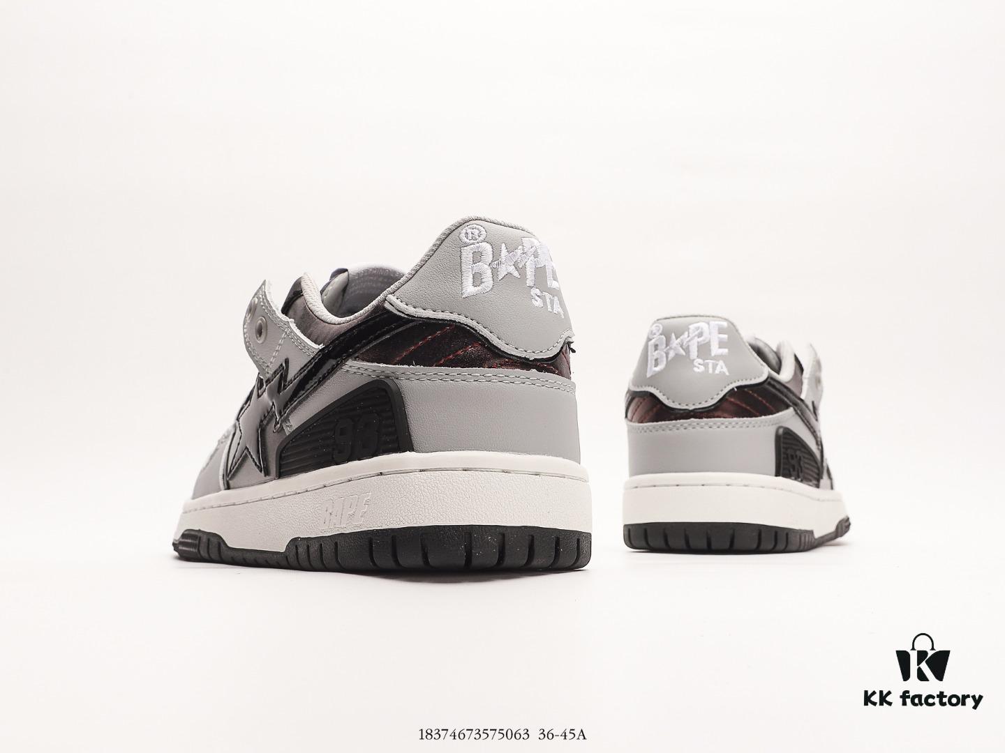 Ape Head Bape S Classic Casual Sports Skate Shoes, Iconic Ape Design, Authentic Pure Style, Sea Glass Insole, Full-Length Air Cushion, Premium Full Packaging Includes Custom Dust Bag with Ape Logo