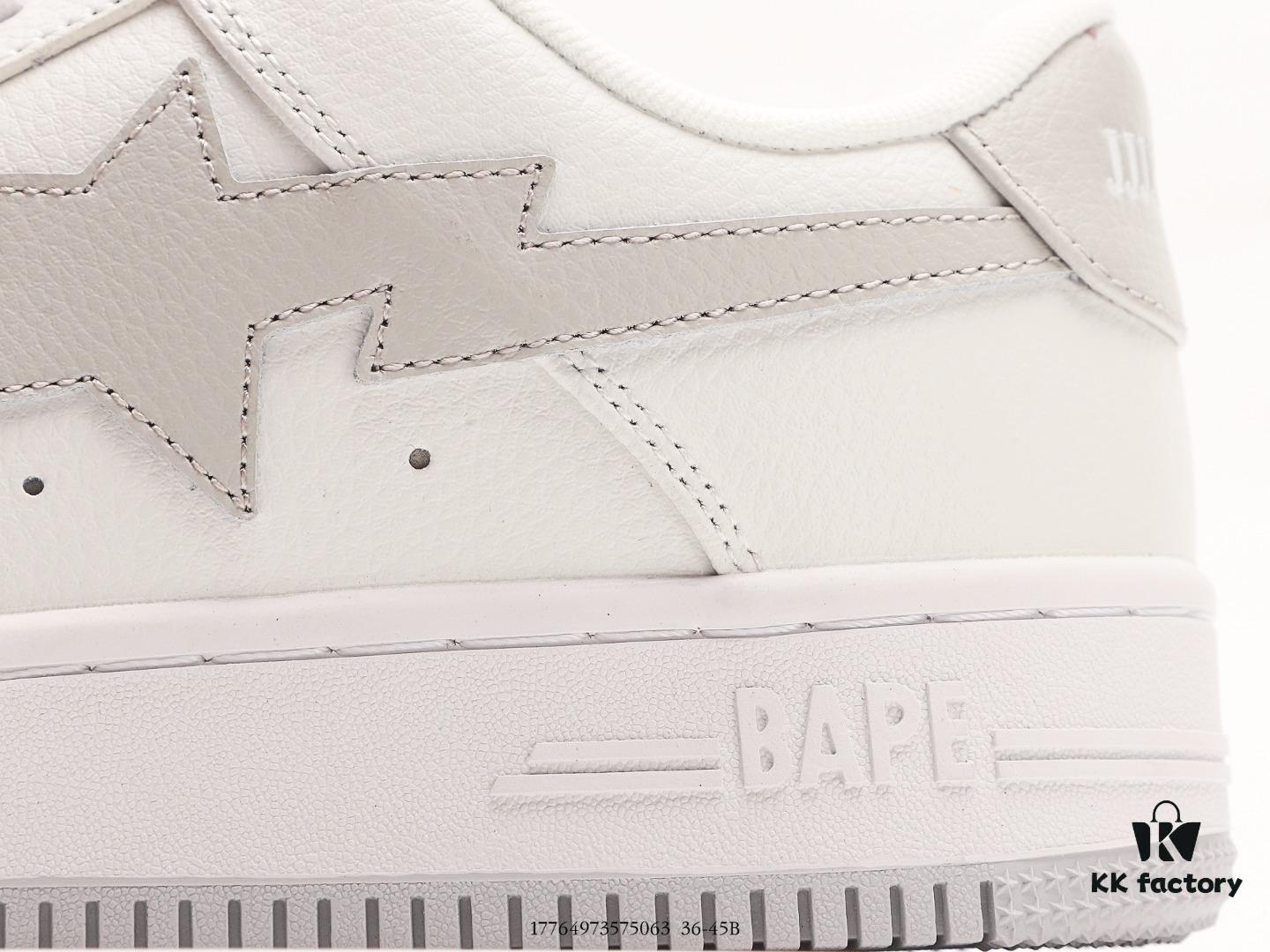 Ape Head BapeSta ToLow Celebrity Style Ape Head Classic Low-Top Athletic Casual Shoes Crafted with Over Six Months of Development, Premium Full-Grain Leather Used for Upper and Lining, Market Original Data Imported Machinery High-Frequency Pressed LOGO, Midsole Embedded with Ortholite Shock-Absorbing Material